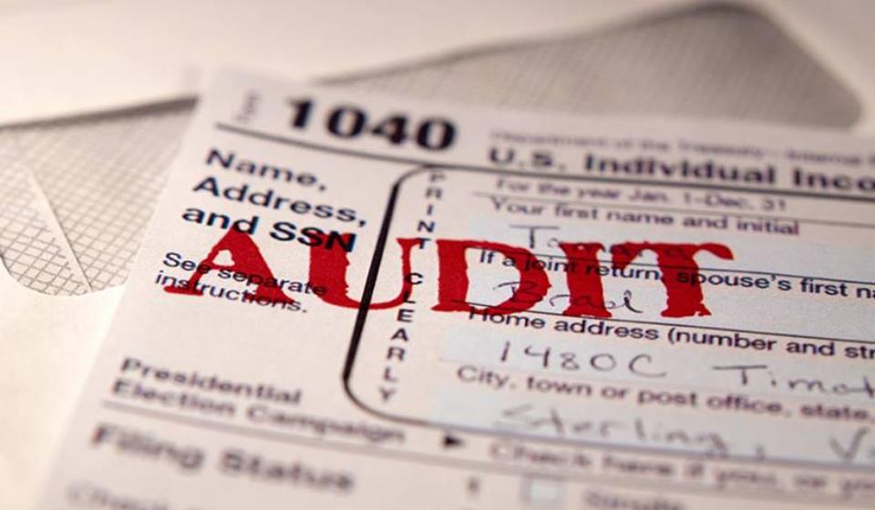 Audit stamp on tax return