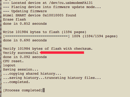 mac mileage tracker firmware update output